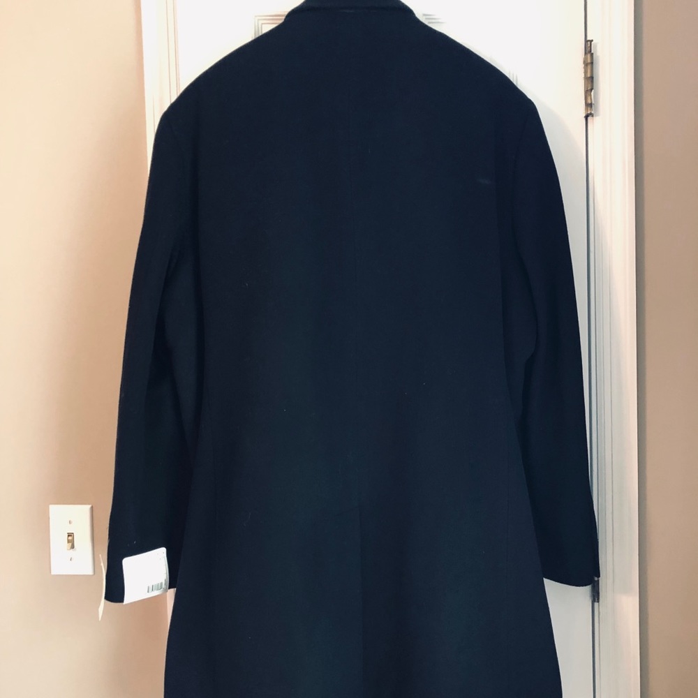 NWT Men’s Calvin Klein Dress Coat Black 52R WOW! - Picture 7 of 8